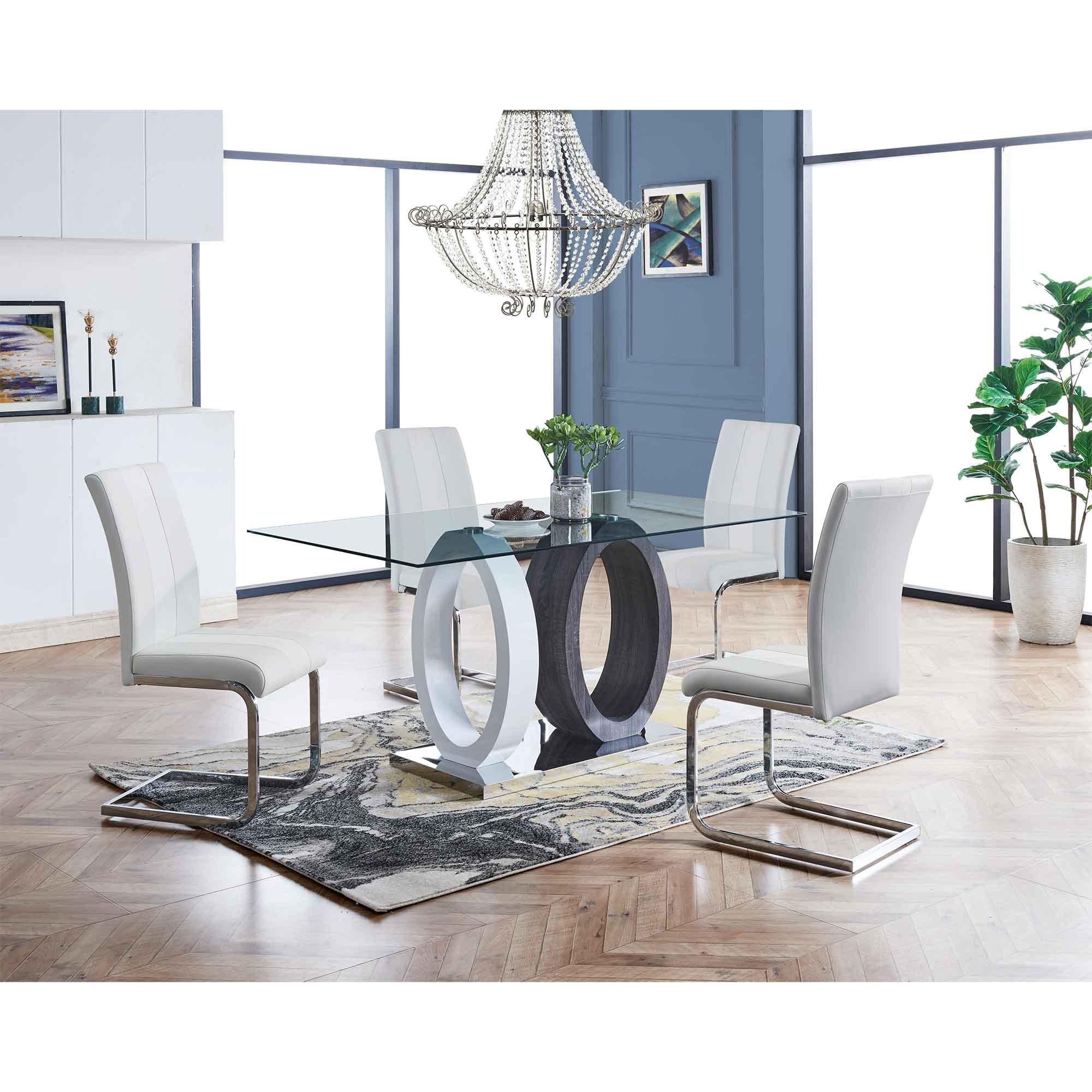 Rent to Own Global Furniture USA 5 Piece Dining Table w/ Chairs